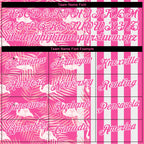 Custom 3D Pattern Design Tropical Palm Leaves And Famingo Performance T-Shirt