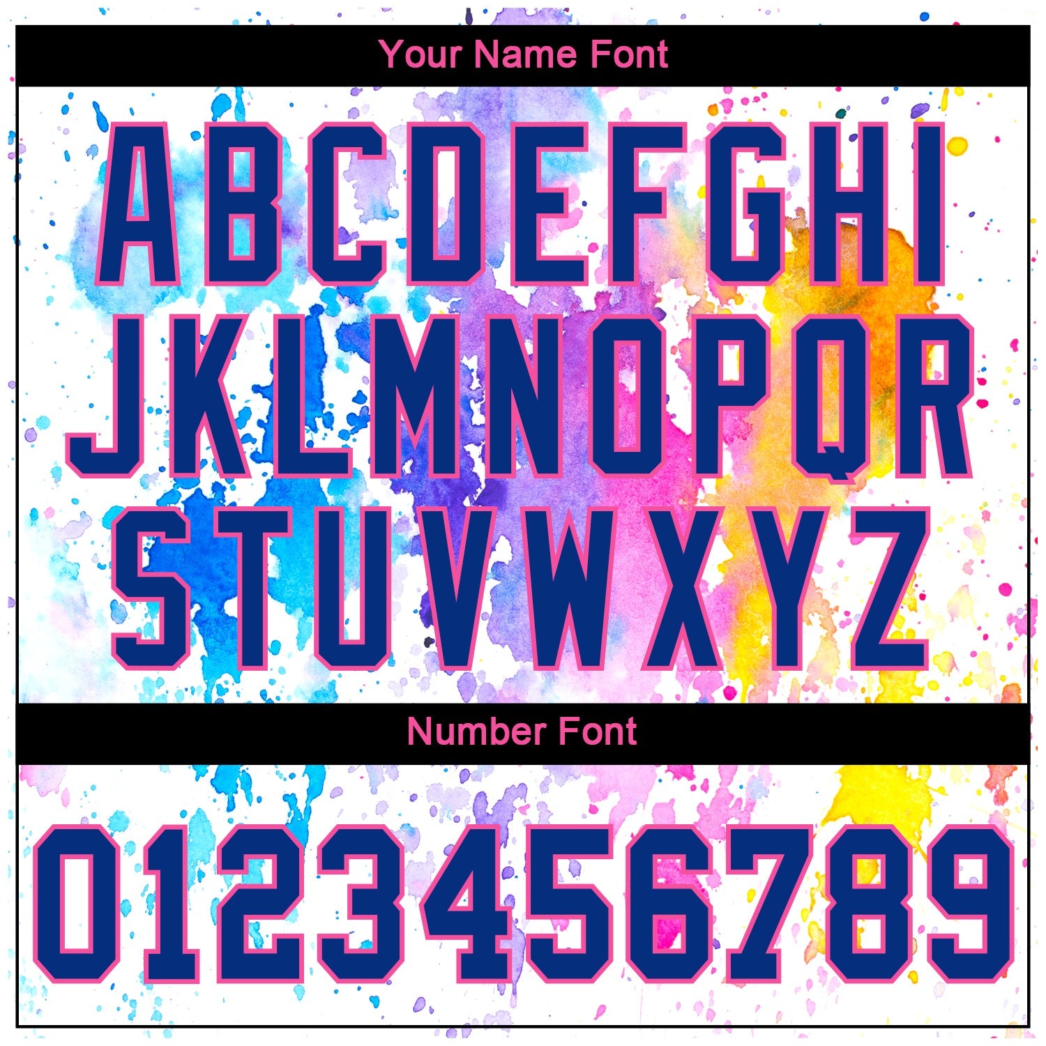 Custom 3D Pattern Design Watercolor Performance T-Shirt