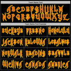 Custom Black Orange-Light Yellow 3D Halloween Checkboard Pumpkin Party Costume Ideas Sports Pullover Sweatshirt Hoodie