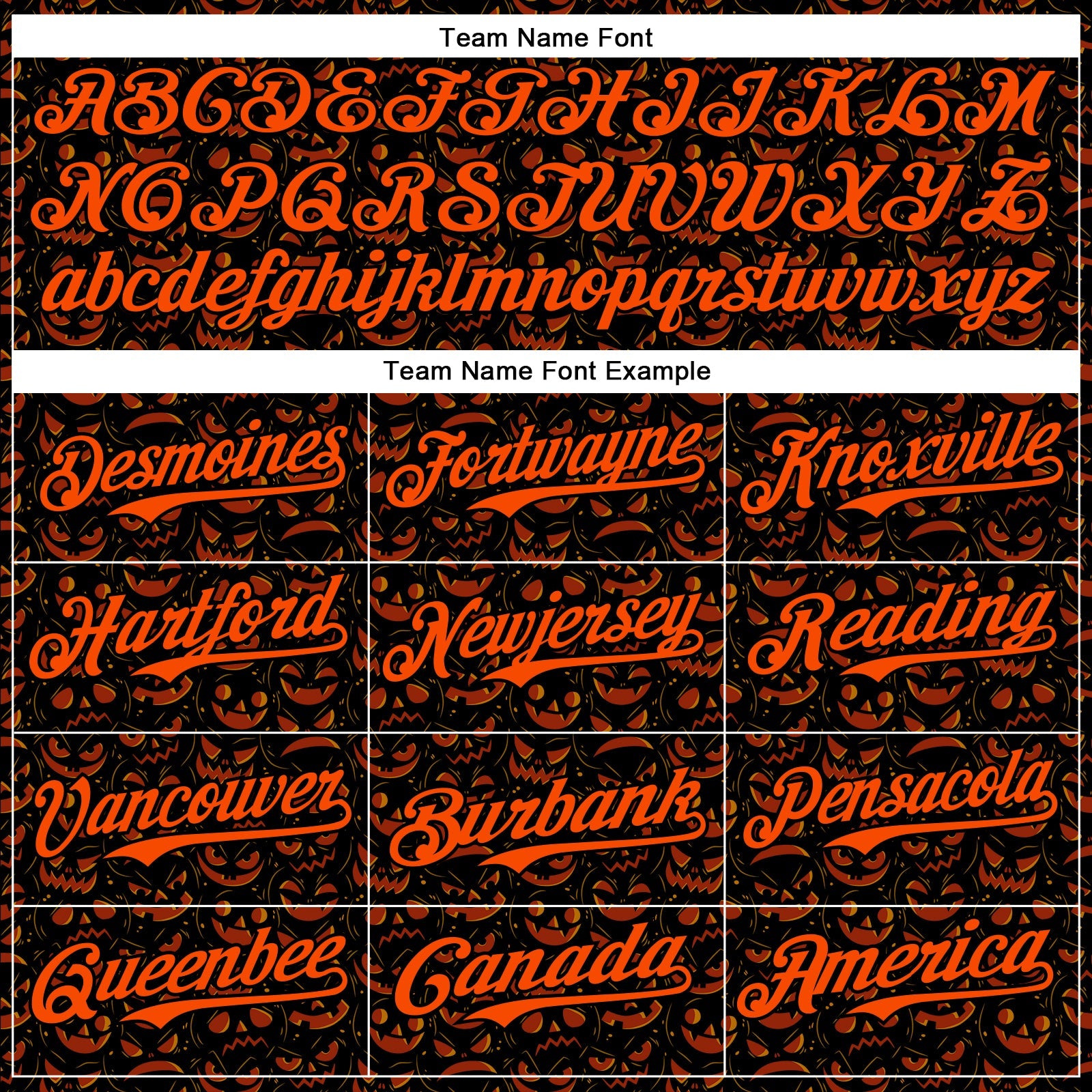 Custom Black Orange 3D Halloween Pumpkin Party Costume Ideas Authentic Baseball Jersey