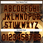 Custom Yellow Black-Orange 3D Halloween Horror Night Trick Treat Party Costume Ideas Authentic Baseball Jersey