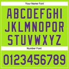 Custom Neon Green Purple Pinstripe Purple 3D Halloween Scary Party Costume Ideas Authentic Baseball Jersey