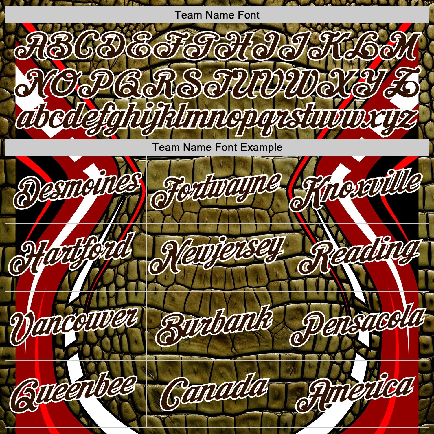 Custom Stitched Green Brown Black Red-White 3D Pattern Design Crocodile Skin Print Sportswear Pullover Sweatshirt Hoodie