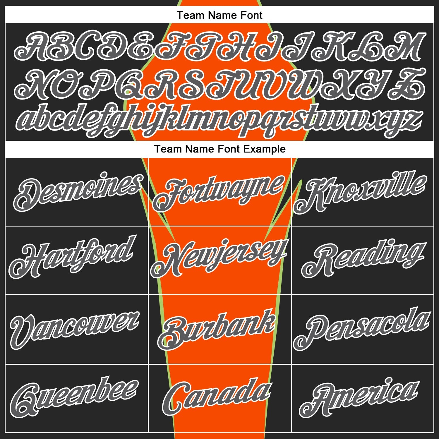 Custom Stitched Orange Steel Gray Black Green-White 3D Pattern Design Sportswear Pullover Sweatshirt Hoodie