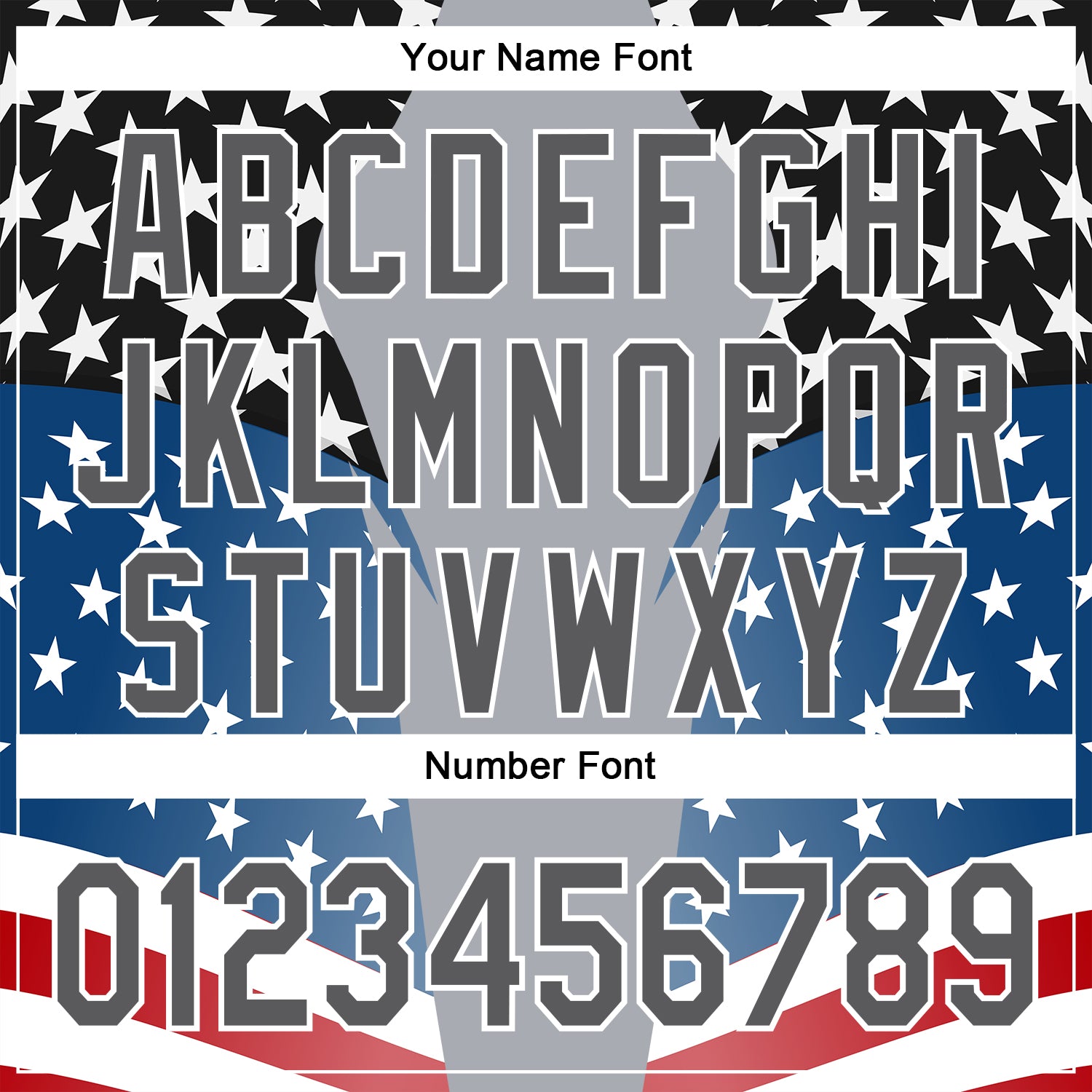 Custom Stitched Gray Steel Gray Black Blue Red-White 3D Pattern Design American Flag Inspire Patriotic Sportswear Pullover Sweatshirt Hoodie