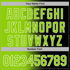 Custom Stitched Black Neon Green-White 3D Pattern Design Gradient Line Sports Pullover Sweatshirt Hoodie