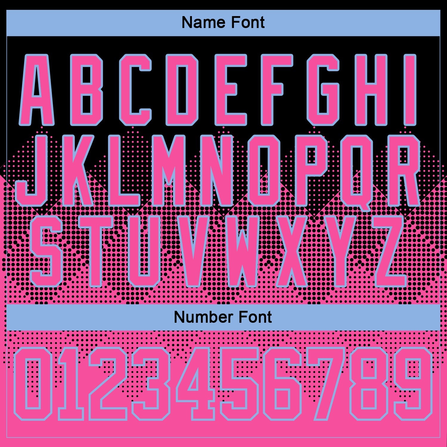 Custom Black Pink-Light Blue 3D Pattern Gradient Square Shapes Hockey Lace Neck Jersey