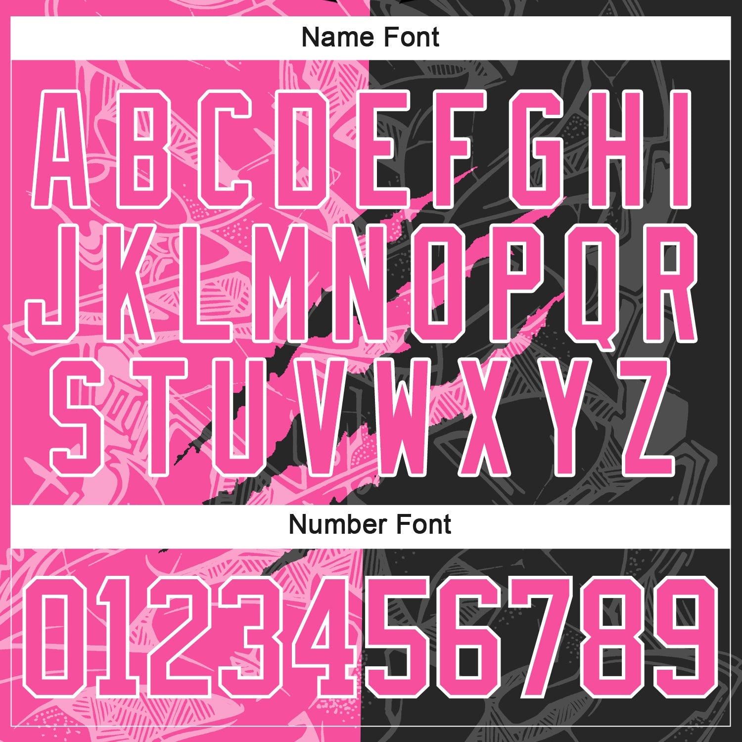 Custom Black Pink-White 3D Pattern Gradient Fashion Scratch Hockey Lace Neck Jersey