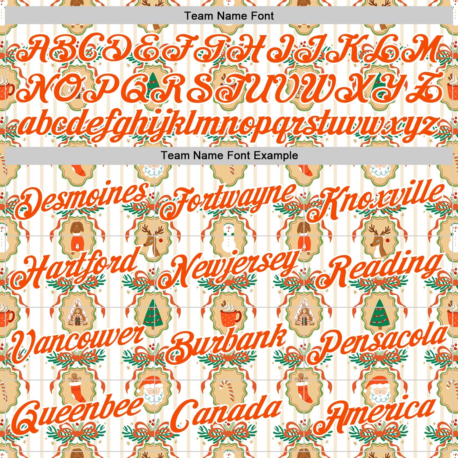 Custom Stitched White Orange-White 3D Christmas Sports Pullover Sweatshirt Hoodie