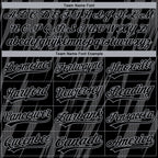 Custom Stitched Steel Gray Black-Gray 3D Pattern Design Leopardo Sports Pullover Sweatshirt Hoodie