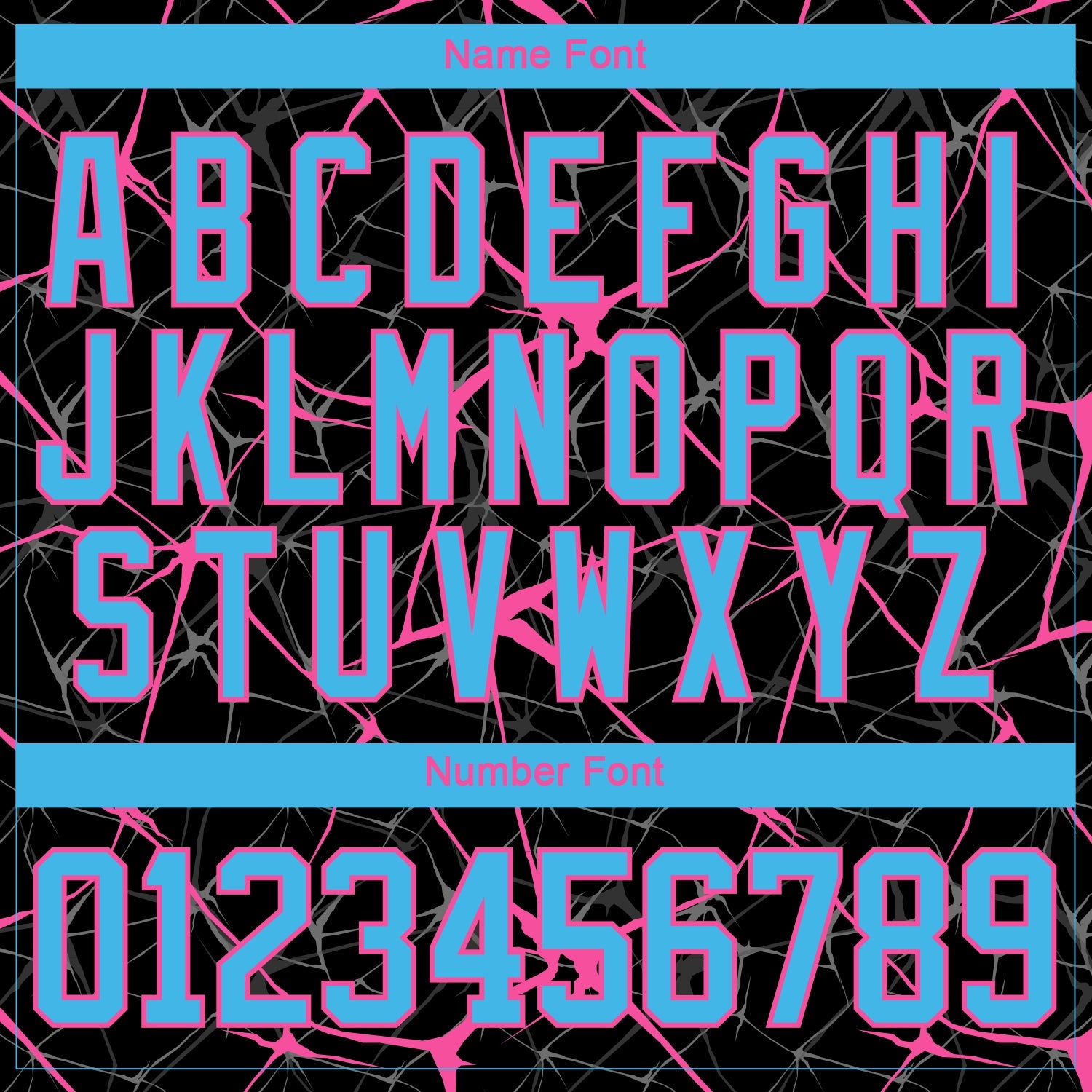 Custom Black Sky Blue-Pink 3D Pattern Abstract Network Hockey Lace Neck Jersey