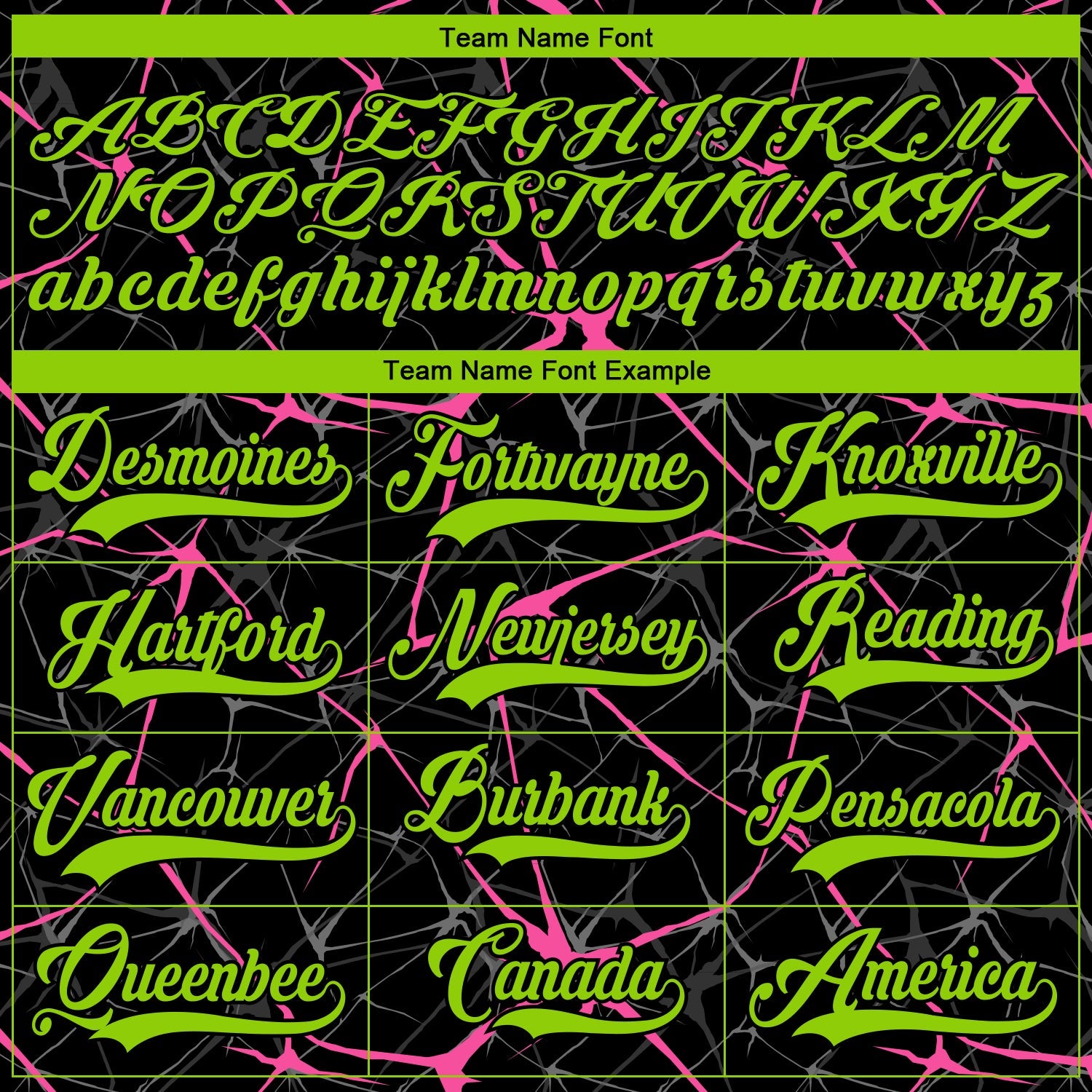 Custom Black Neon Green-Pink 3D Pattern Abstract Network Hockey Lace Neck Jersey