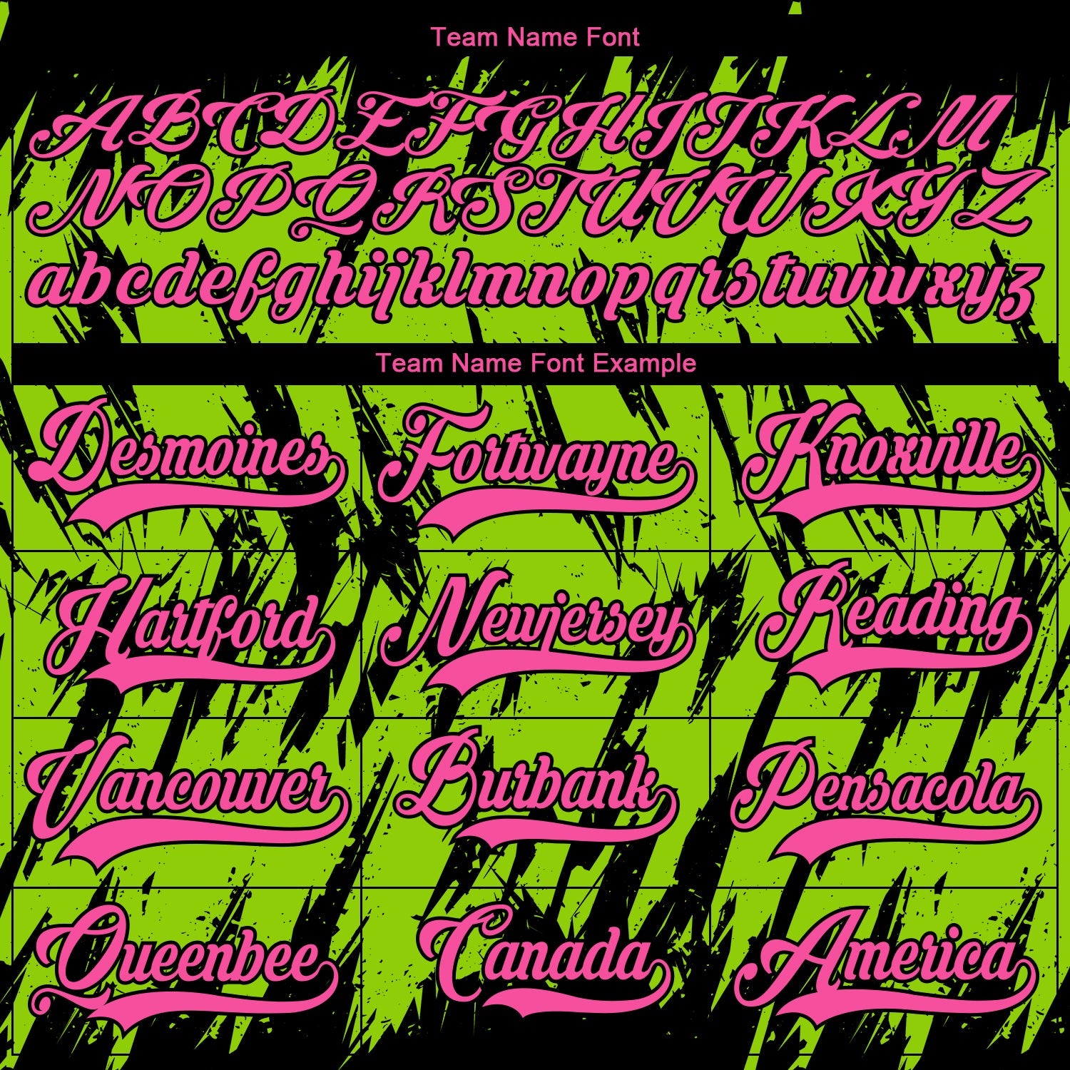 Custom Neon Green Pink-Black 3D Pattern Splash Art Hockey Lace Neck Jersey