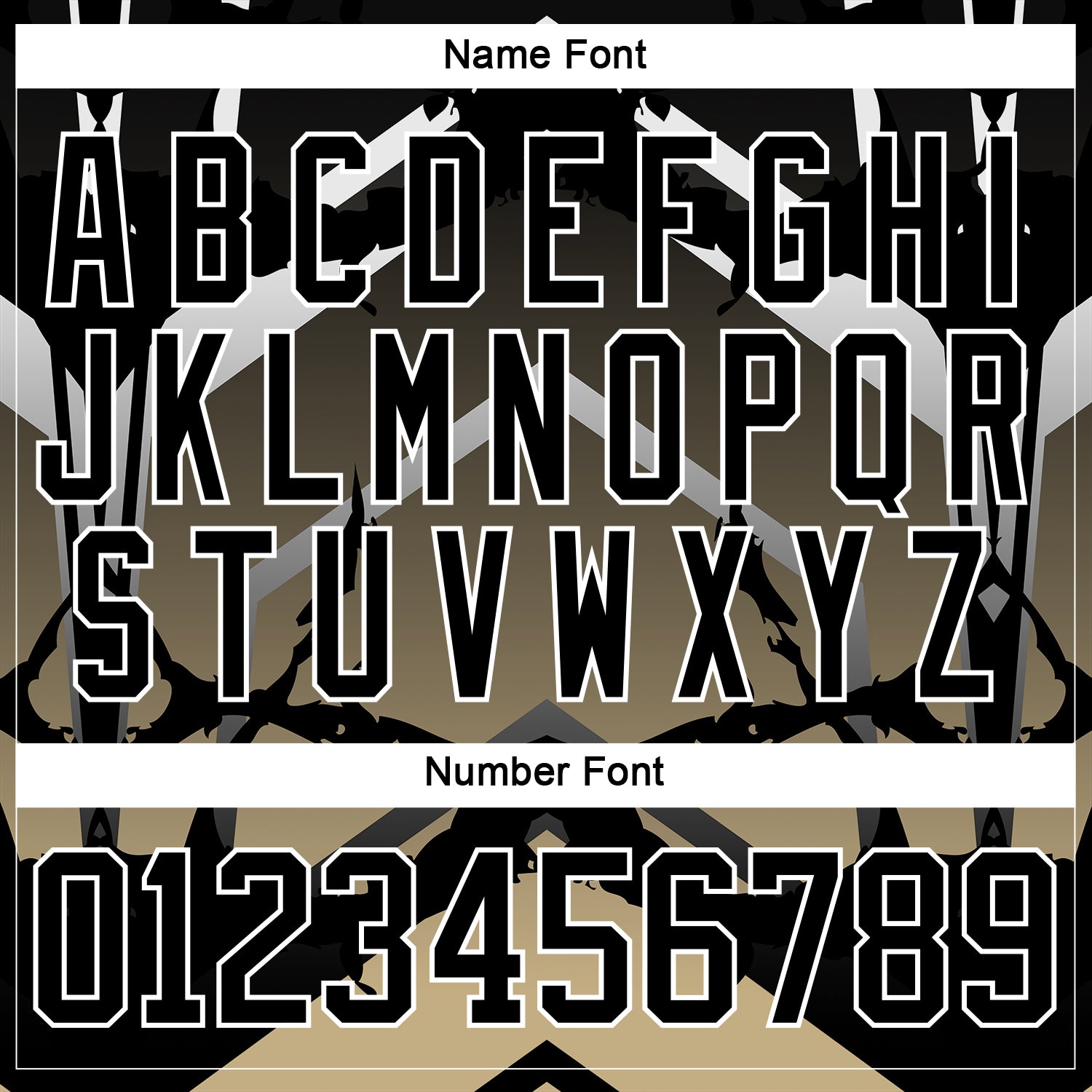 Custom Gray Black Vegas Gold-White 3D Pattern Abstract Gradient Hockey Lace Neck Jersey