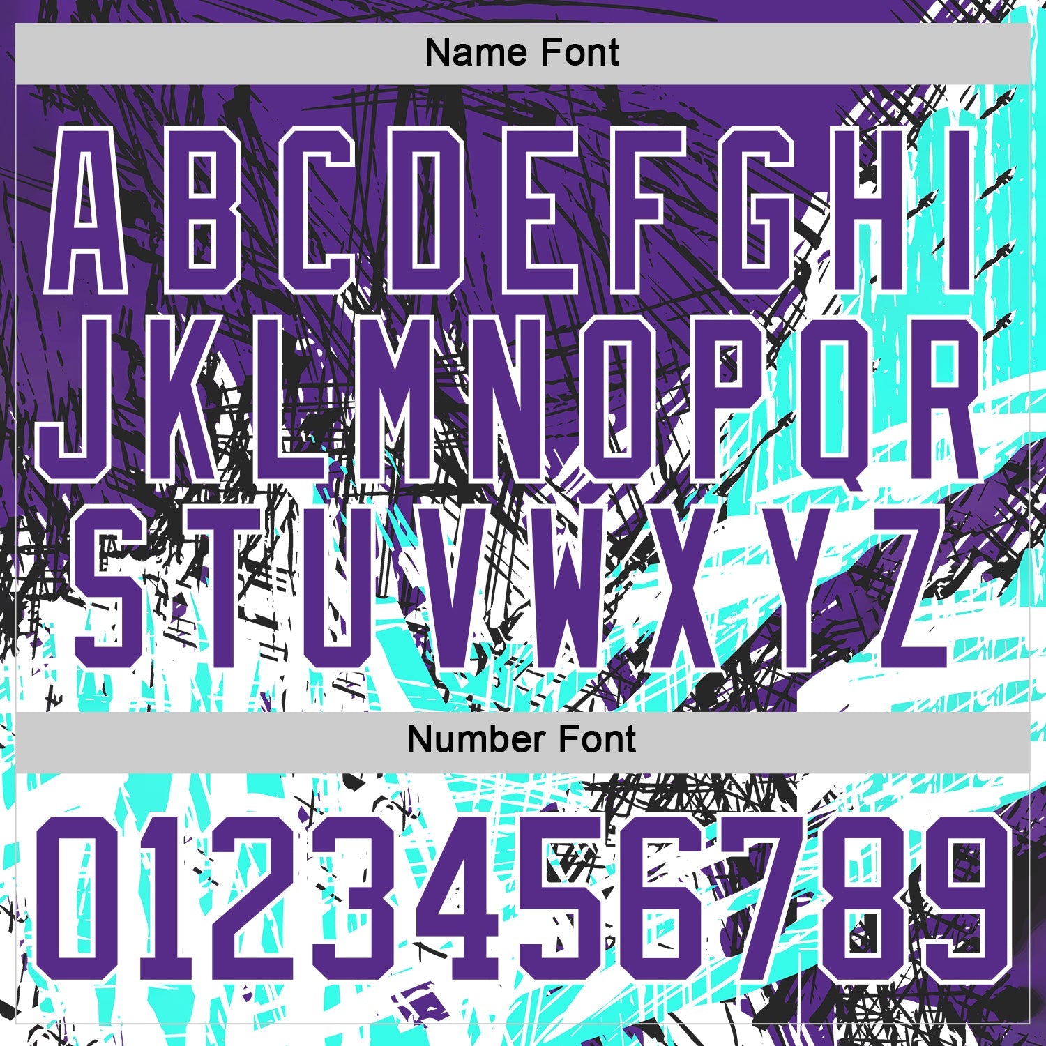 Custom Purple Green-White 3D Pattern Abstract Splatter Paint Grunge Hockey Lace Neck Jersey