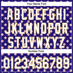 Custom Stitched Dark Purple White-Old Gold 3D Pattern Design Baseball Game Day Baltimore Inspired Sports Pullover Sweatshirt Hoodie