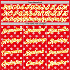 Custom Stitched Fire Red White-Gold 3D Pattern Design Baseball Game Day Kansas Inspired Sports Pullover Sweatshirt Hoodie