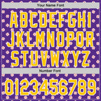 Custom Stitched Purple Yellow-White 3D Pattern Design Baseball Game Day Minnesota Inspired Sports Pullover Sweatshirt Hoodie