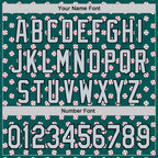 Custom Stitched Midnight Green Silver-Black 3D Pattern Design Baseball Game Day Philadelphia Inspired Sports Pullover Sweatshirt Hoodie