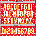 Custom Stitched Fire Red White-Gold 3D Pattern Design Baseball Game Day Kansas Inspired Sports Pullover Sweatshirt Hoodie