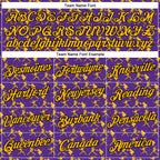 Custom Stitched Purple Gold Red-Black 3D Pattern Design Baseball Game Day Minnesota Inspired Sports Pullover Sweatshirt Hoodie