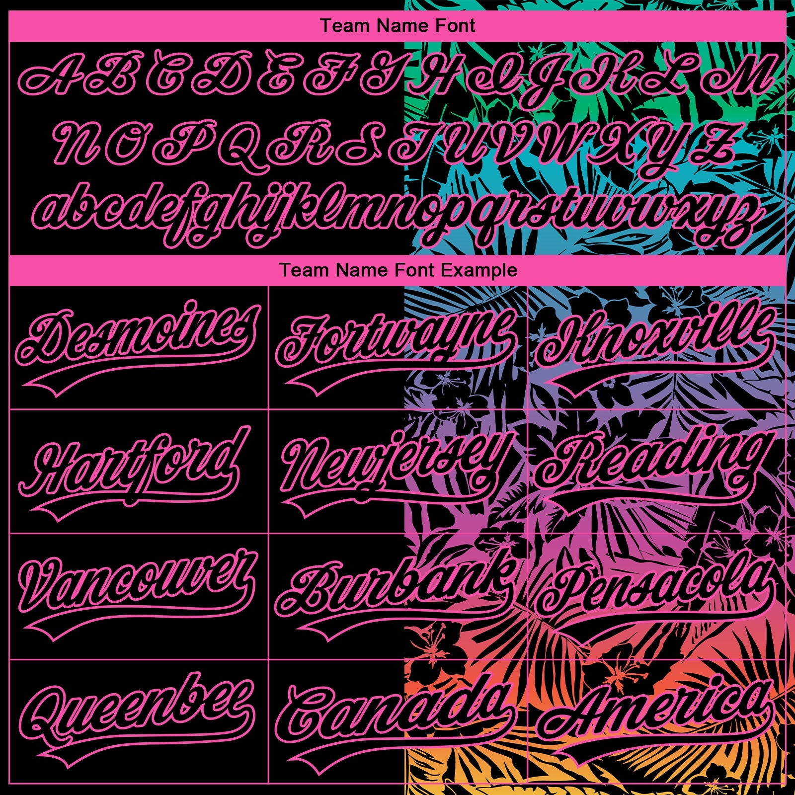 Custom Stitched Black Pink 3D Tropical Hawaii Palm Leaves Sports Pullover Sweatshirt Hoodie