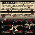 Custom Stitched Cream Vintage USA Flag-Black 3D Gradient Style Twinkle Star Sports Pullover Sweatshirt Hoodie
