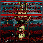 Custom Stitched Green Black-Red 3D Pattern Design Halloween Horror Night Trick Treat Sports Pullover Sweatshirt Hoodie