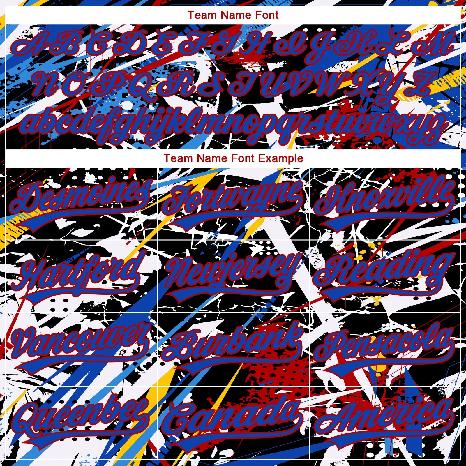 Custom Stitched Graffiti Pattern Thunder Blue-Red 3D Abstract Splatter Sports Pullover Sweatshirt Hoodie