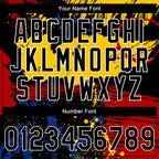 Custom Stitched Graffiti Pattern Black-White 3D Abstract Splatter Sports Pullover Sweatshirt Hoodie