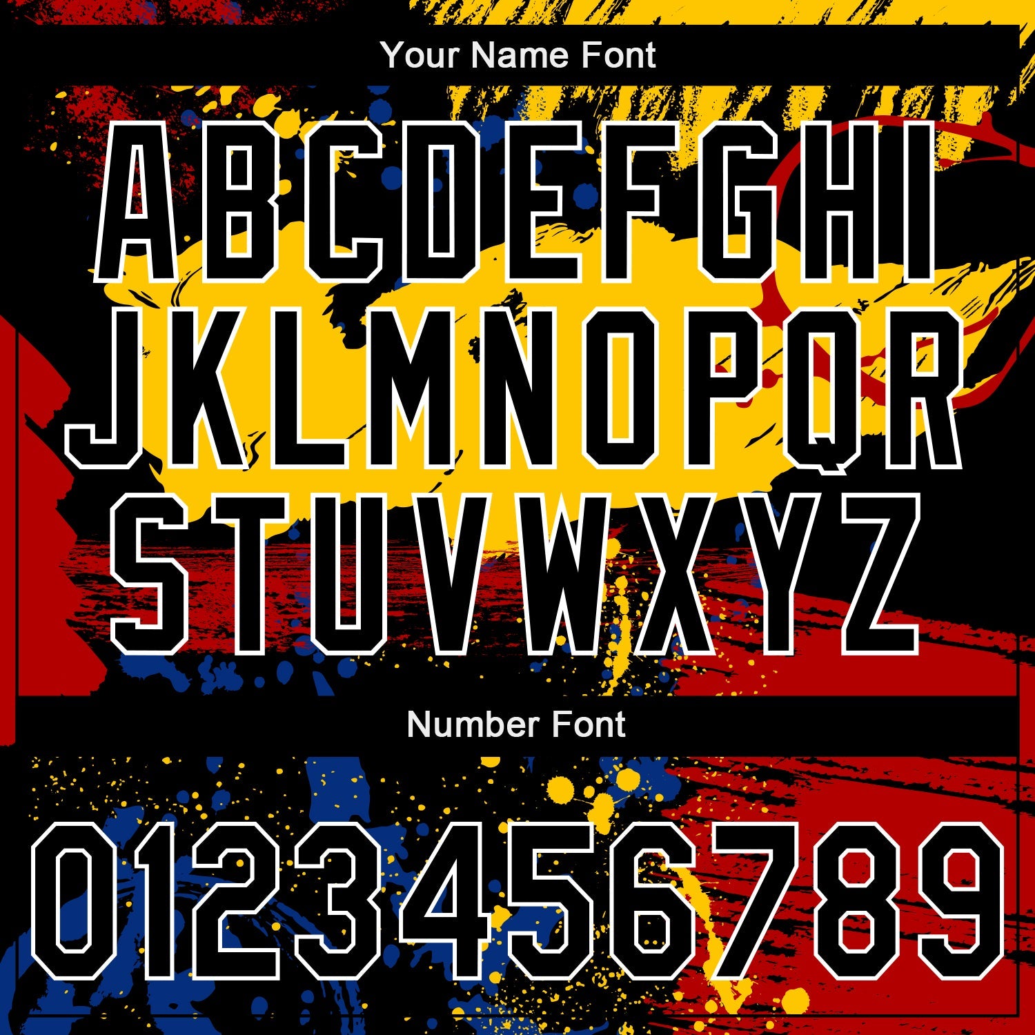 Custom Stitched Graffiti Pattern Black-White 3D Abstract Splatter Sports Pullover Sweatshirt Hoodie