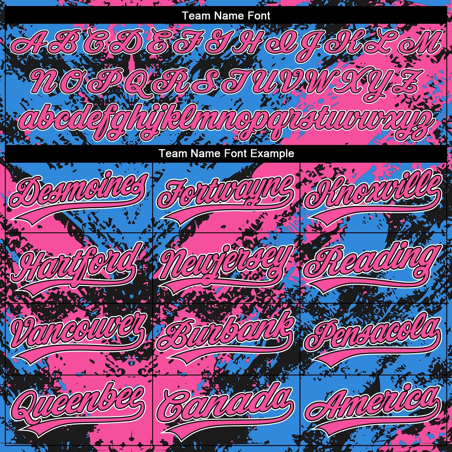 Custom Stitched Black Pink Powder Blue-White 3D Pattern Design Abstract Splatter Sports Pullover Sweatshirt Hoodie