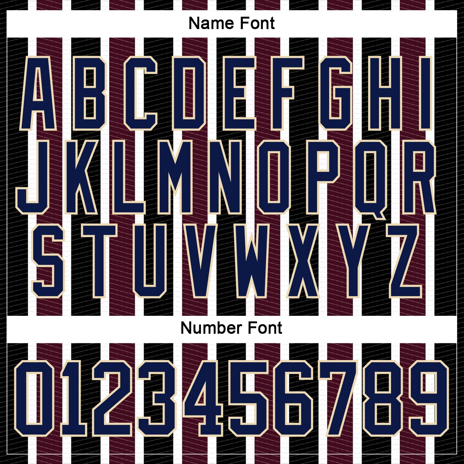 Custom Black Navy Red Cream-White 3D Pattern Design Stripe Hockey Lace Neck Jersey