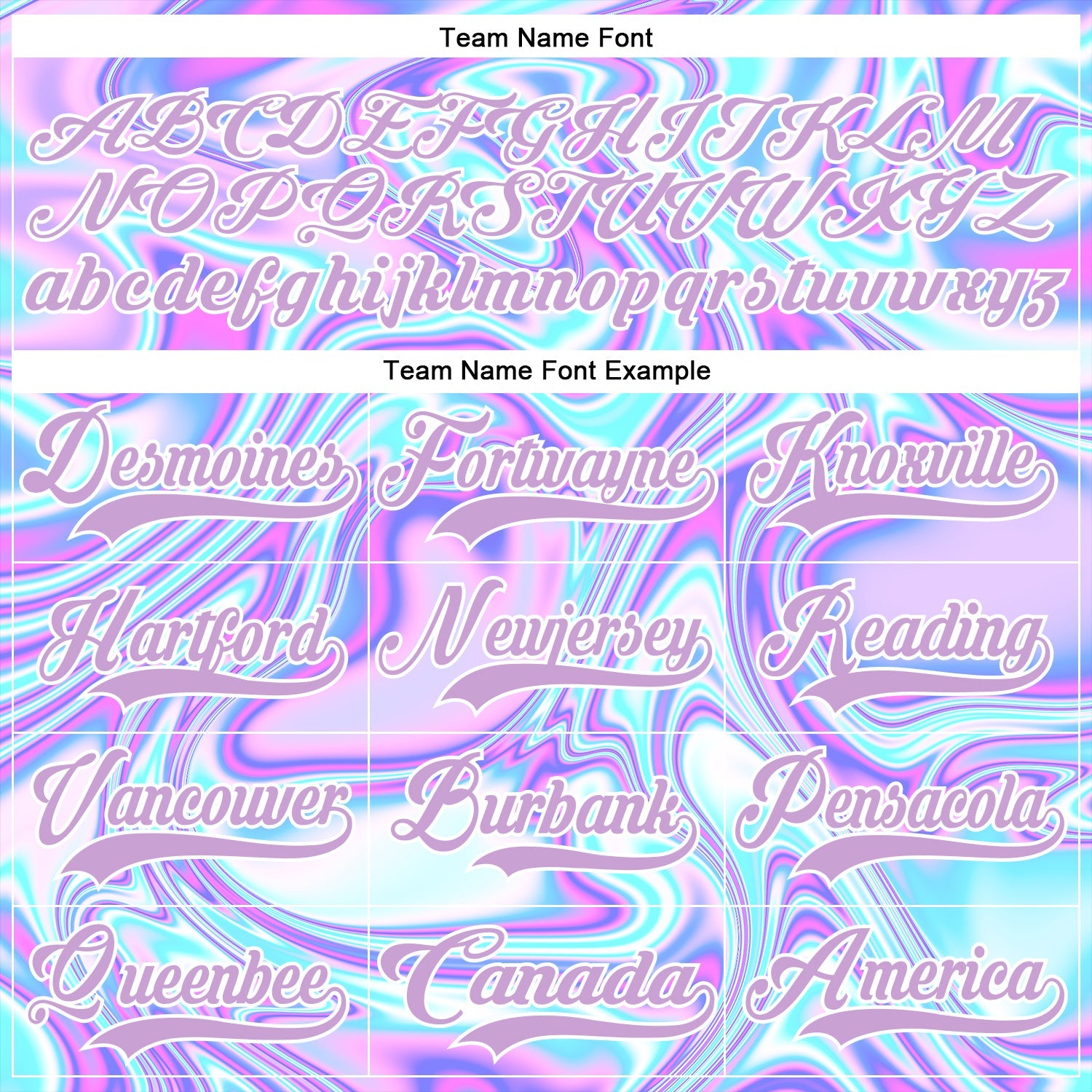 Custom Light Purple Pink Blue-White 3D Pattern Trippy Psychedelic Fluid Trendy Holographic Vaporwave Style Hockey Lace Neck Jersey