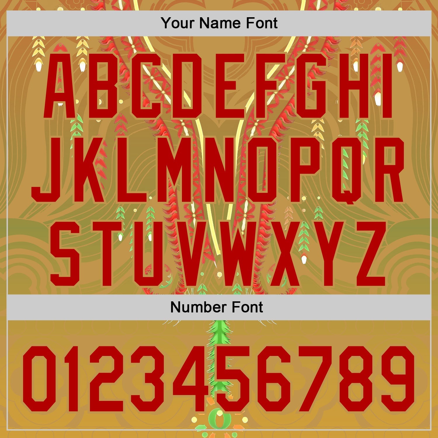 Custom Old Gold Red-Green 3D Pattern Design Black History Month Africa Tribal Authentic Baseball Jersey