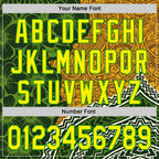 Custom Old Gold Light Yellow Grass Green Black-Red 3D Pattern Design Black History Month Africa Tribal Authentic Baseball Jersey