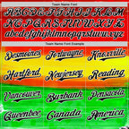 Custom Red Black Yellow Green-White 3D Pattern Design Black History Month Polka Dots Authentic Baseball Jersey