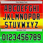 Custom Red Black Yellow Green-White 3D Pattern Design Black History Month Polka Dots Authentic Baseball Jersey