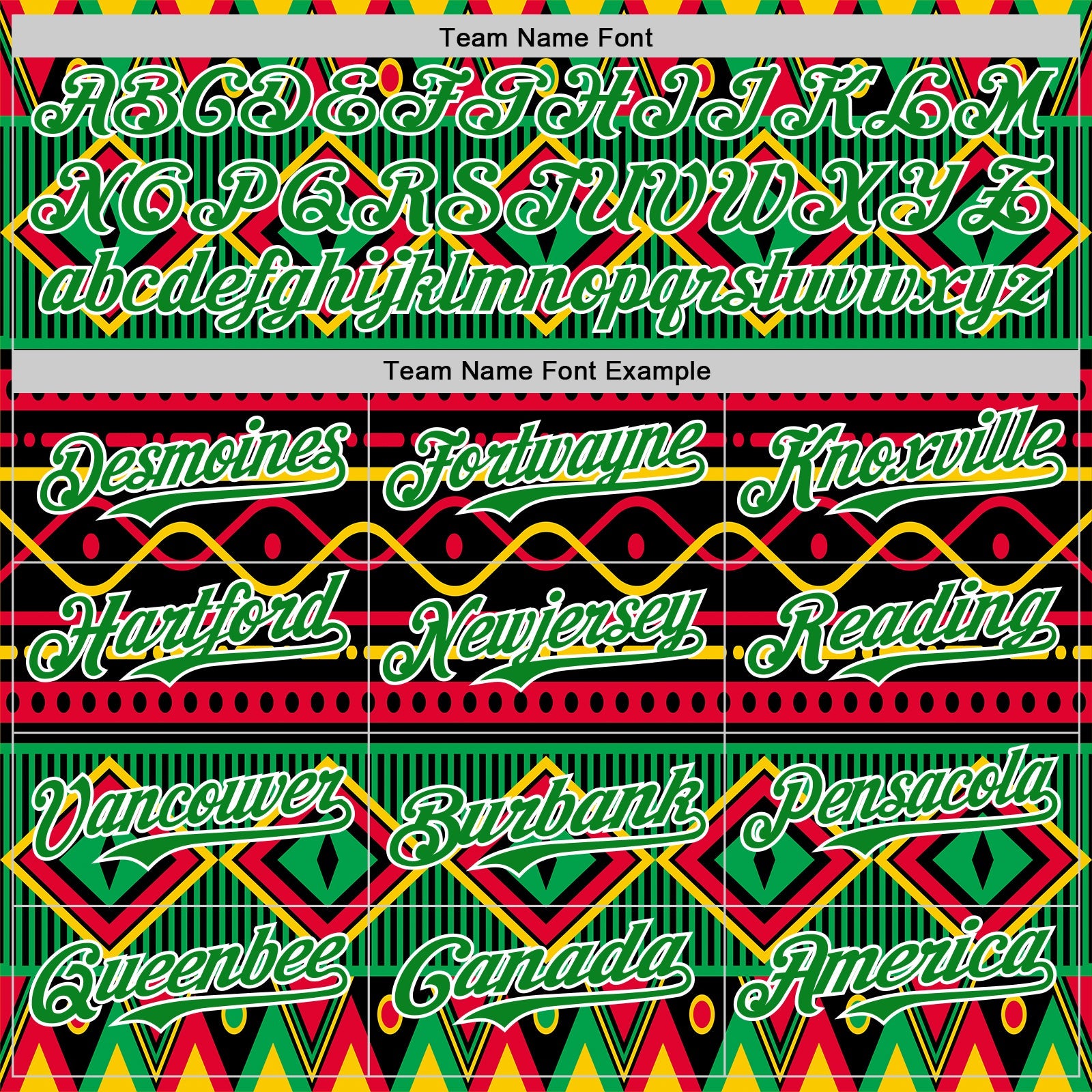 Custom Black Grass Green Red Yellow-White 3D Pattern Design Black History Month African Ethnicity Style Abstract Geometric Authentic Baseball Jersey