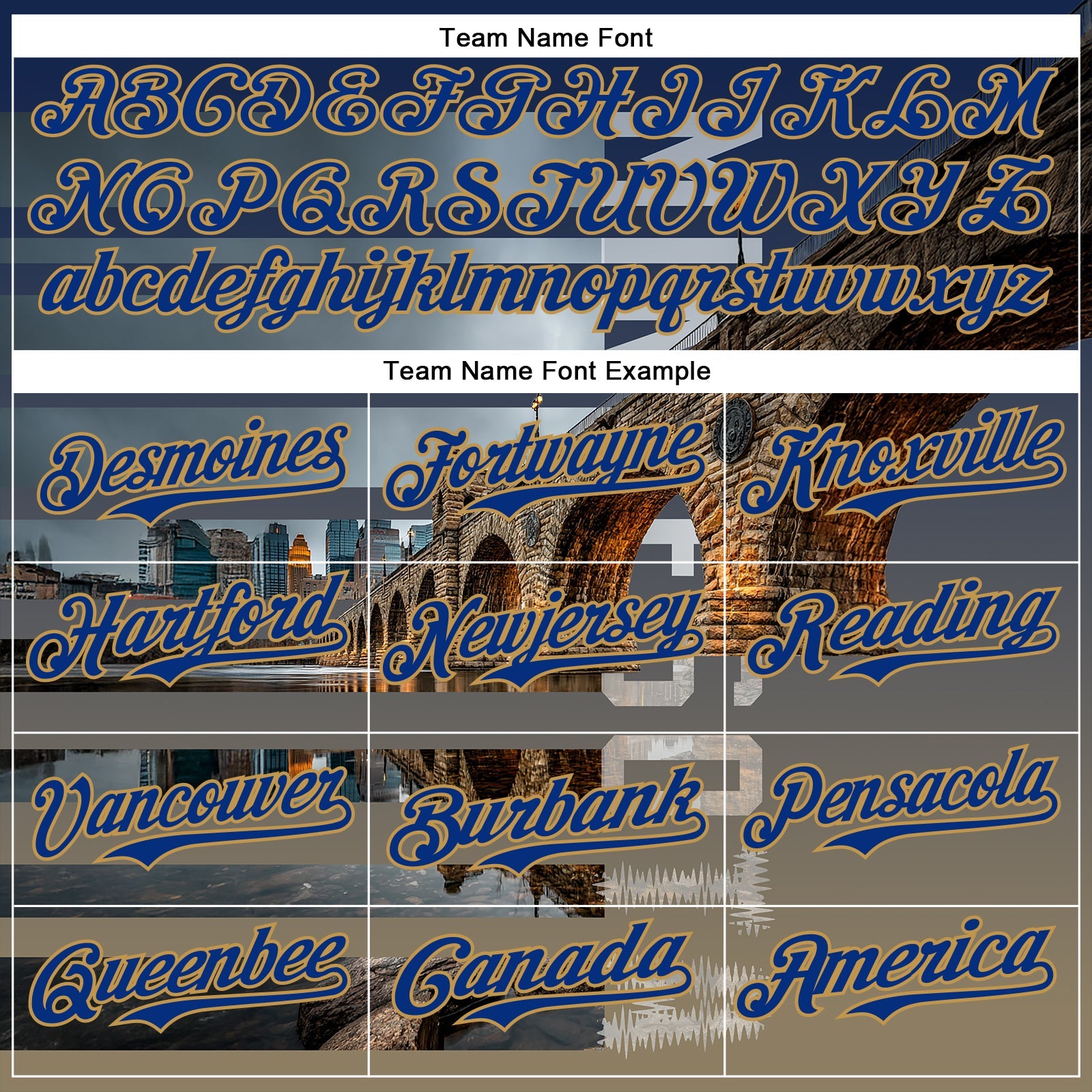 Custom Blue Royal Gray-Old Gold Minnesota Stone Bridge Landmark City Symbol Authentic Baseball Jersey