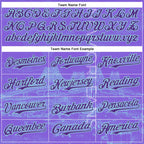 Custom Purple Ice Blue New Orleans Louisiana Mississippi River Bridge Cityscape City Symbol Authentic Baseball Jersey