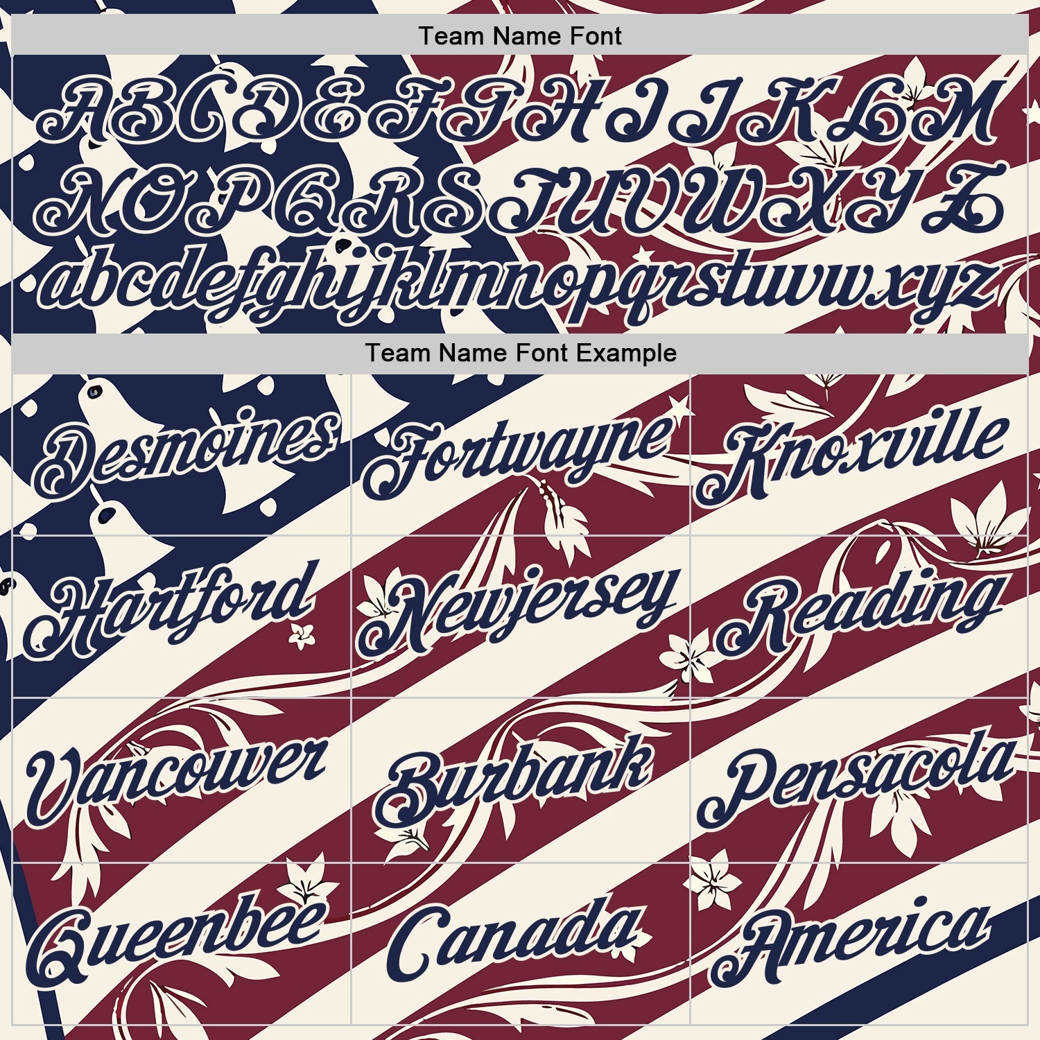 Custom Red Blue-Cream American Flower Performance T-Shirt