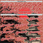 Custom Red Cream Black-White Japan Pagoda Performance T-Shirt