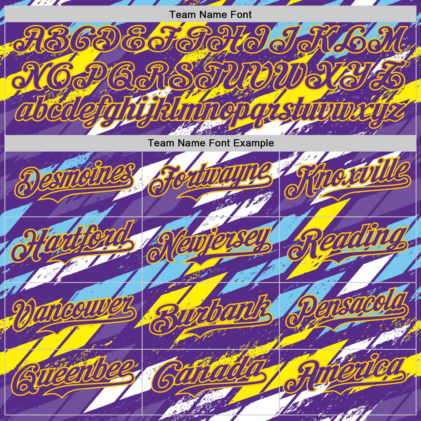 Custom Purple Yellow-Blue 3D Pattern Design Car Racing Formula Auto Motorsport Authentic Baseball Jersey