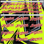 Custom Black Red White-Green 3D Pattern Design Car Racing Formula Auto Motorsport Authentic Baseball Jersey