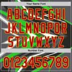 Custom Steel Gray Red Yellow Green-White 3D Pattern Design Car Racing Formula Auto Motorsport Authentic Baseball Jersey