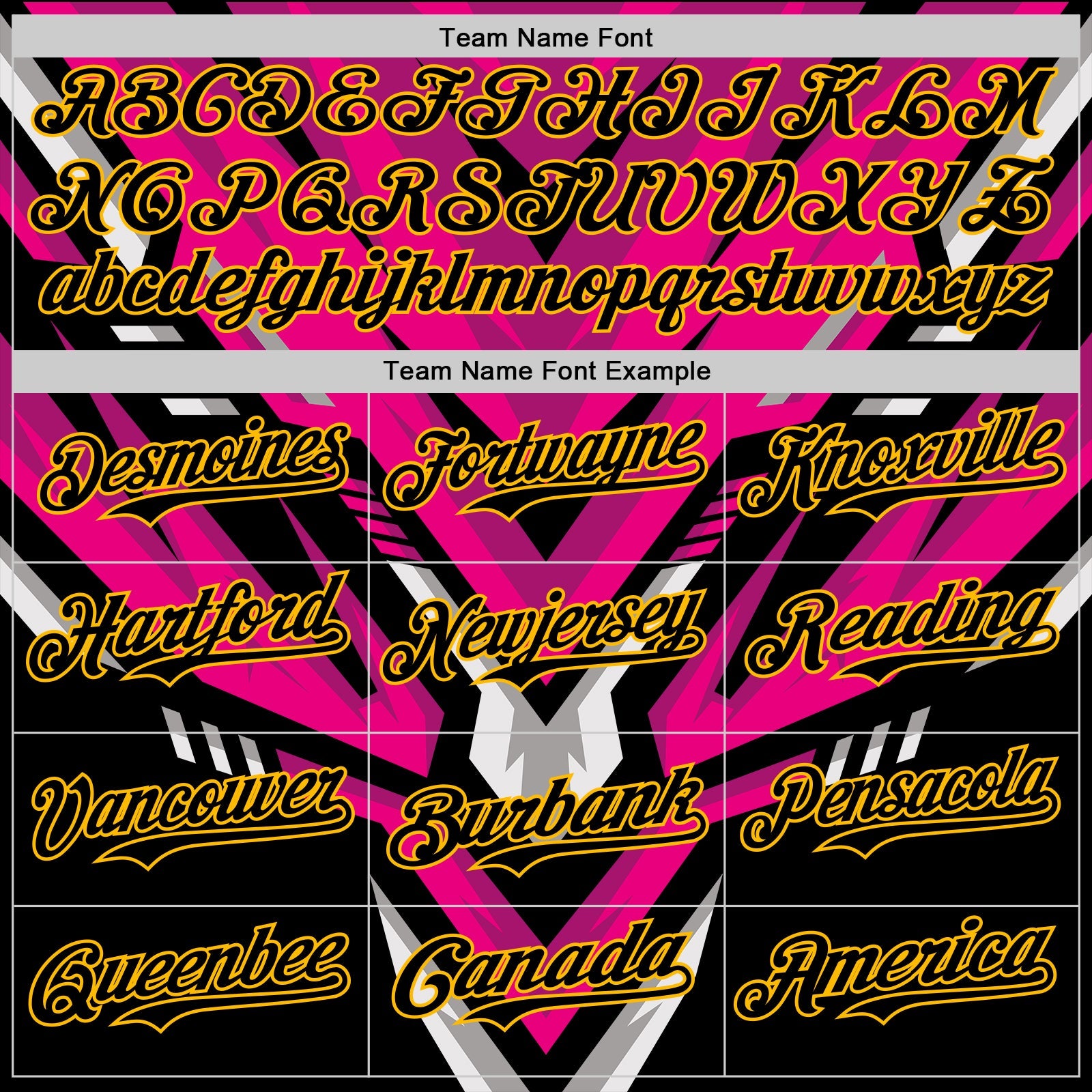 Custom Black Gold Pink White-Gray 3D Pattern Design Car Racing Formula Auto Motorsport Authentic Baseball Jersey