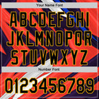 Custom Black Gold Orange Blue-White 3D Pattern Design Car Racing Formula Auto Motorsport Authentic Baseball Jersey