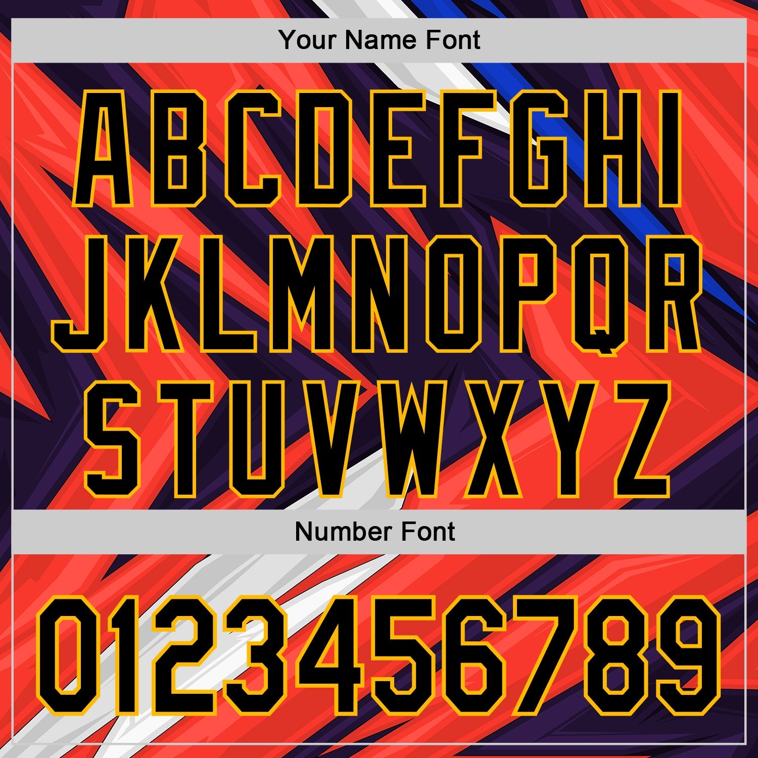 Custom Black Gold Orange Blue-White 3D Pattern Design Car Racing Formula Auto Motorsport Authentic Baseball Jersey