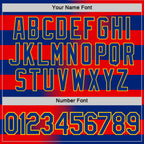 Custom Red Royal-Gold Haiti Dot Performance T-Shirt